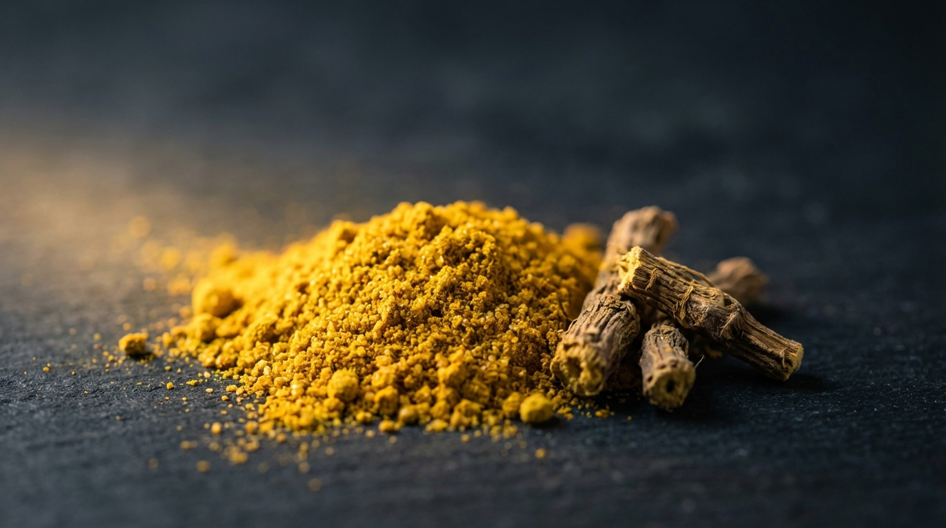 Berberine powder, a natural plant compound studied for metabolic support